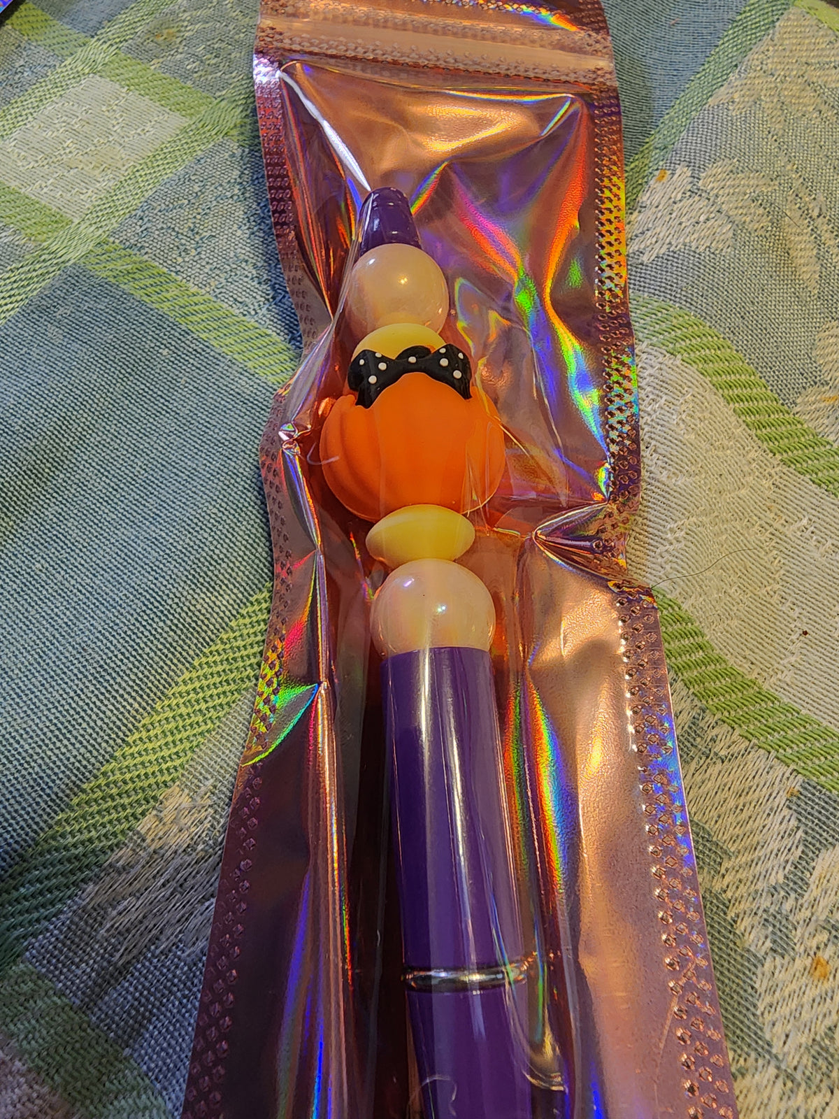 Orange pumpkin pen