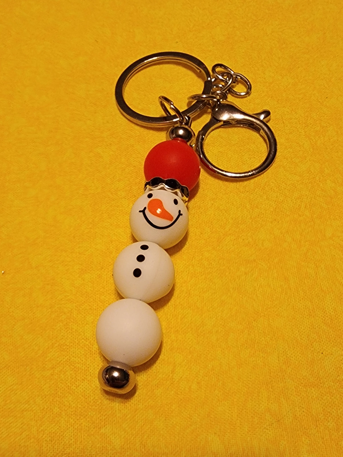Snowman keychain