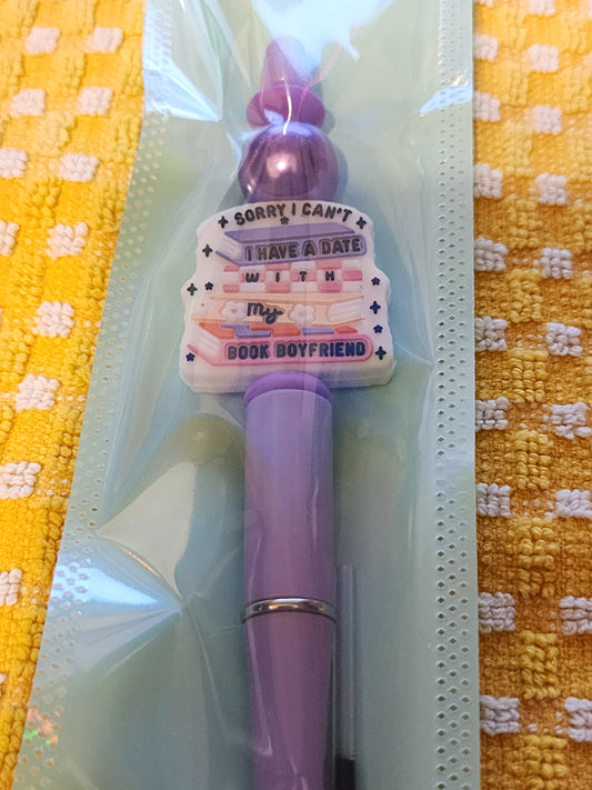 Purple sorry I can't, I have a date with my book boyfriend pen
