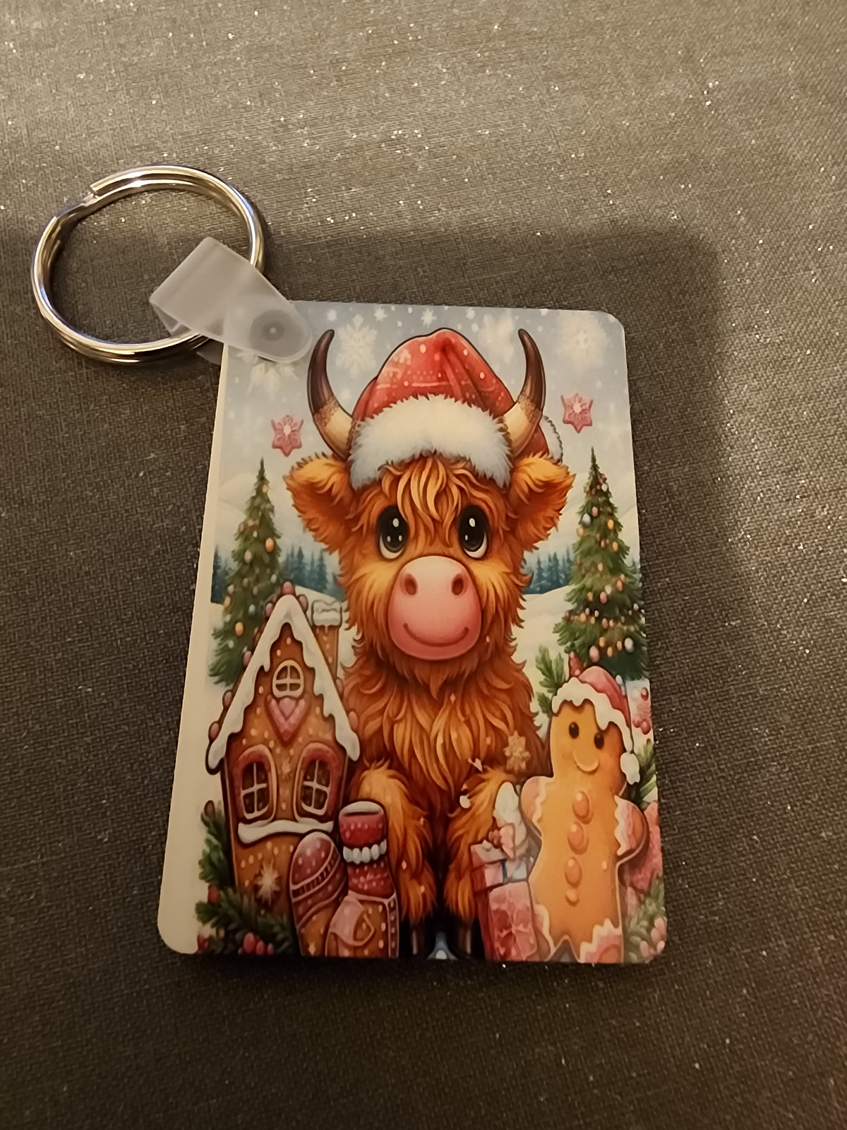 Christmas Highland cow