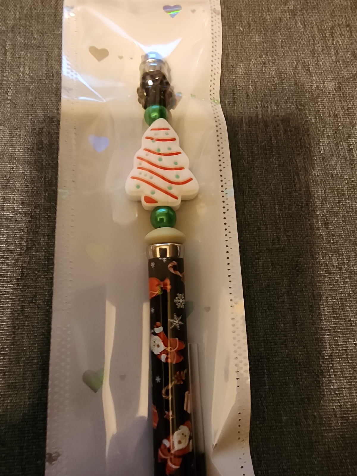 Christmas 🎄 tree black holiday pen