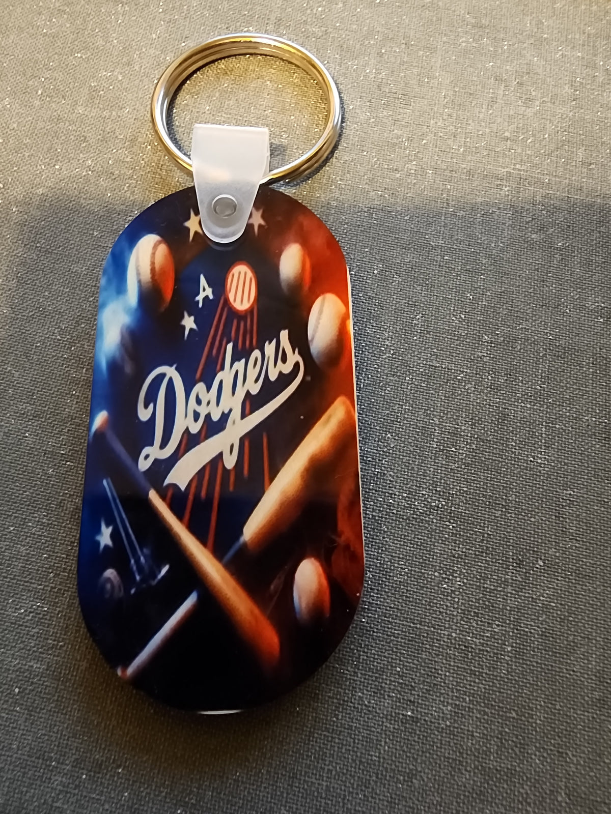 LA Dodgers keychain