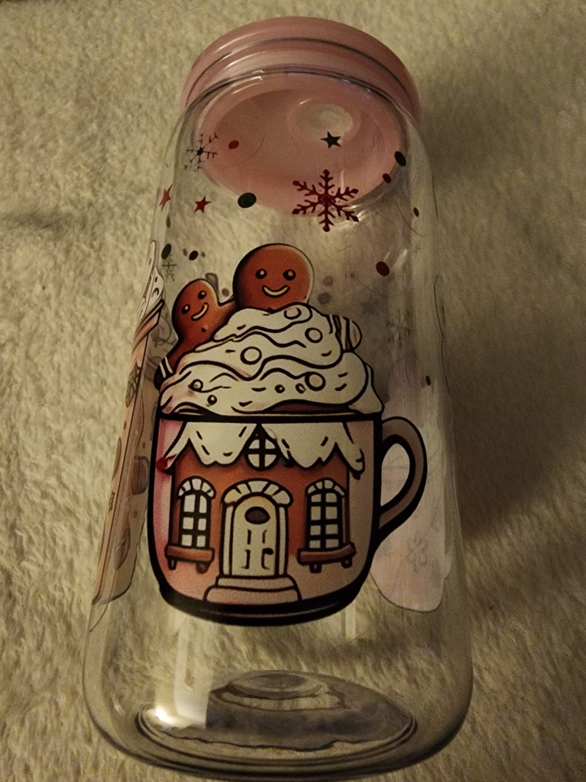 Gingerbread hot cocoa 16 ounce cup