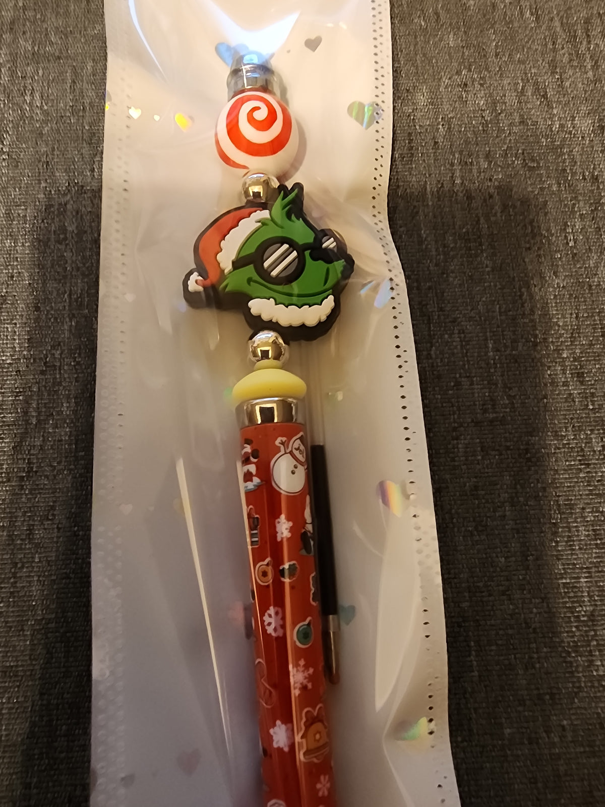 Santa Grinch pen