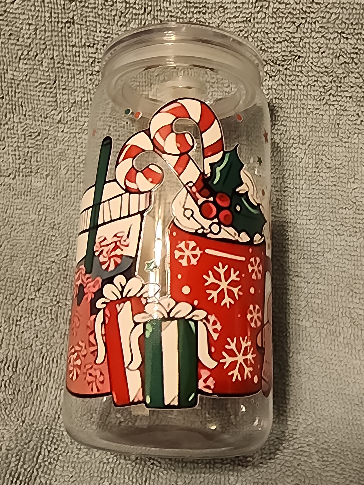 Winter hot cocoa tumbler