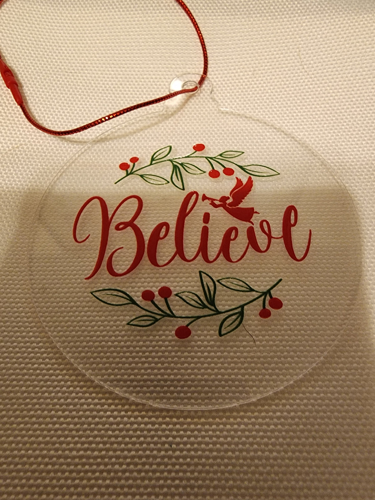Believe ornament