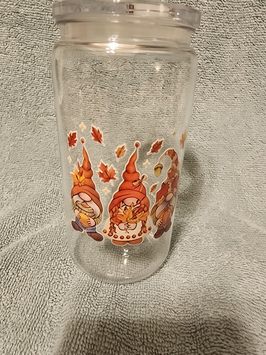 Autumn 🍂 gnomes tumbler