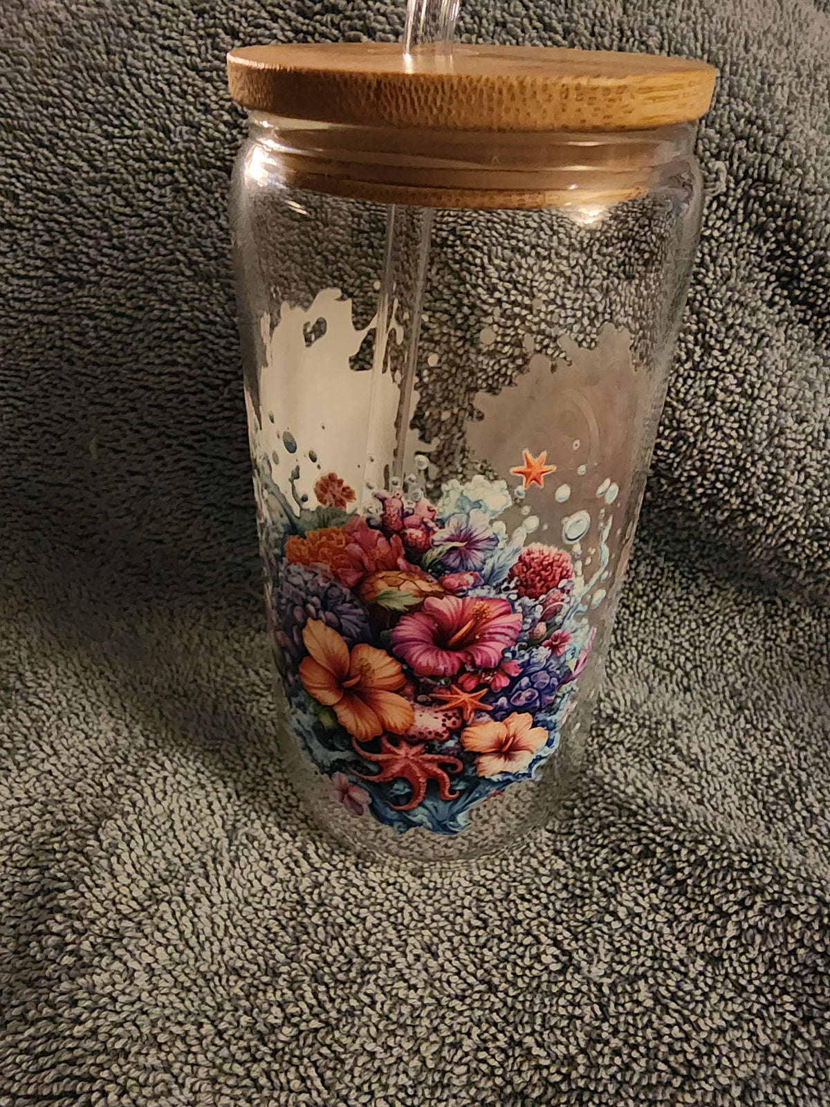 Clean fish 🐟 and sea turtle 🐢 tumbler