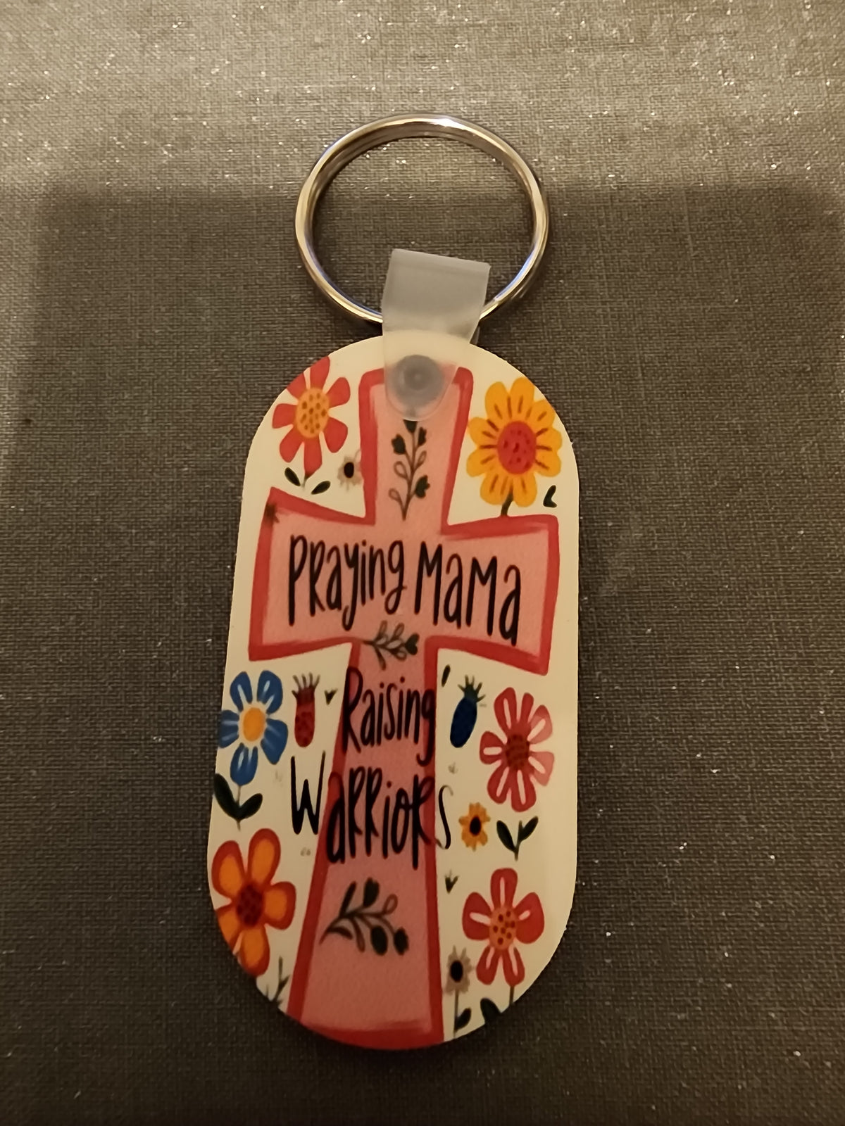 Praying mama keychain