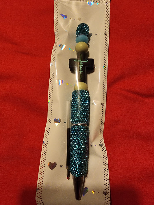 Sparkly Jesus pen