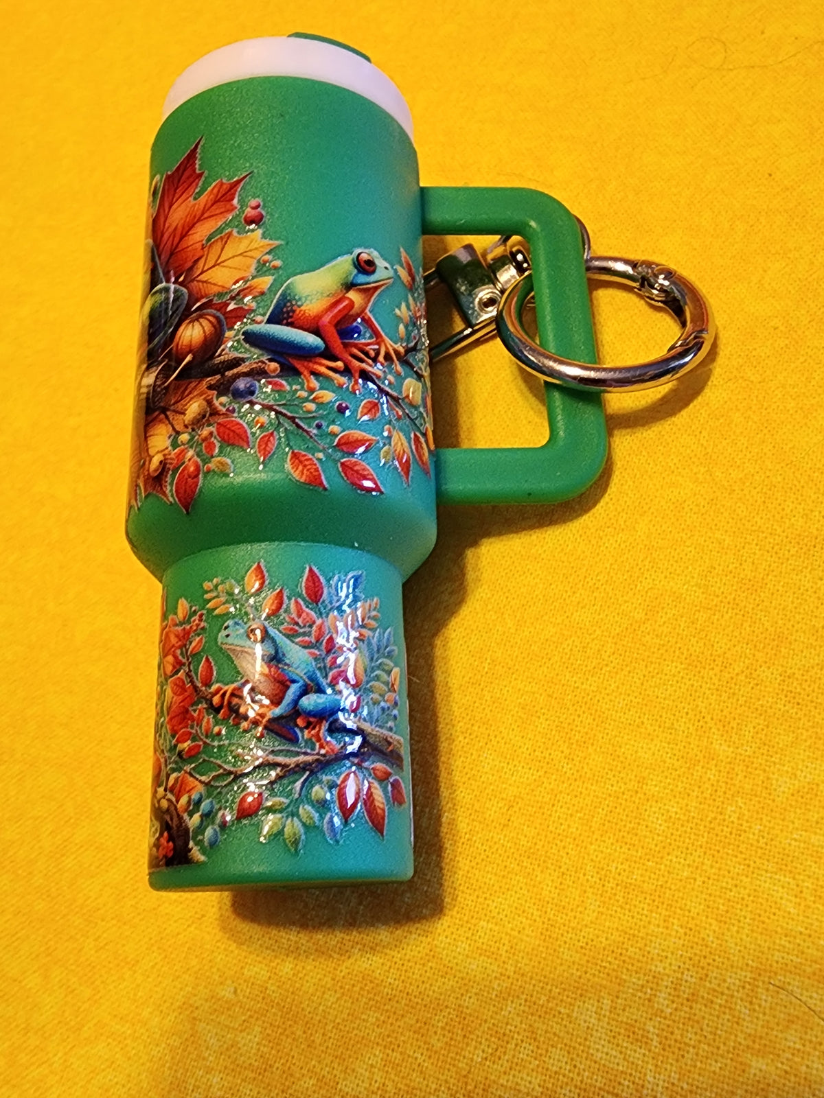 Fall leaves frog 🐸 chapstick holder