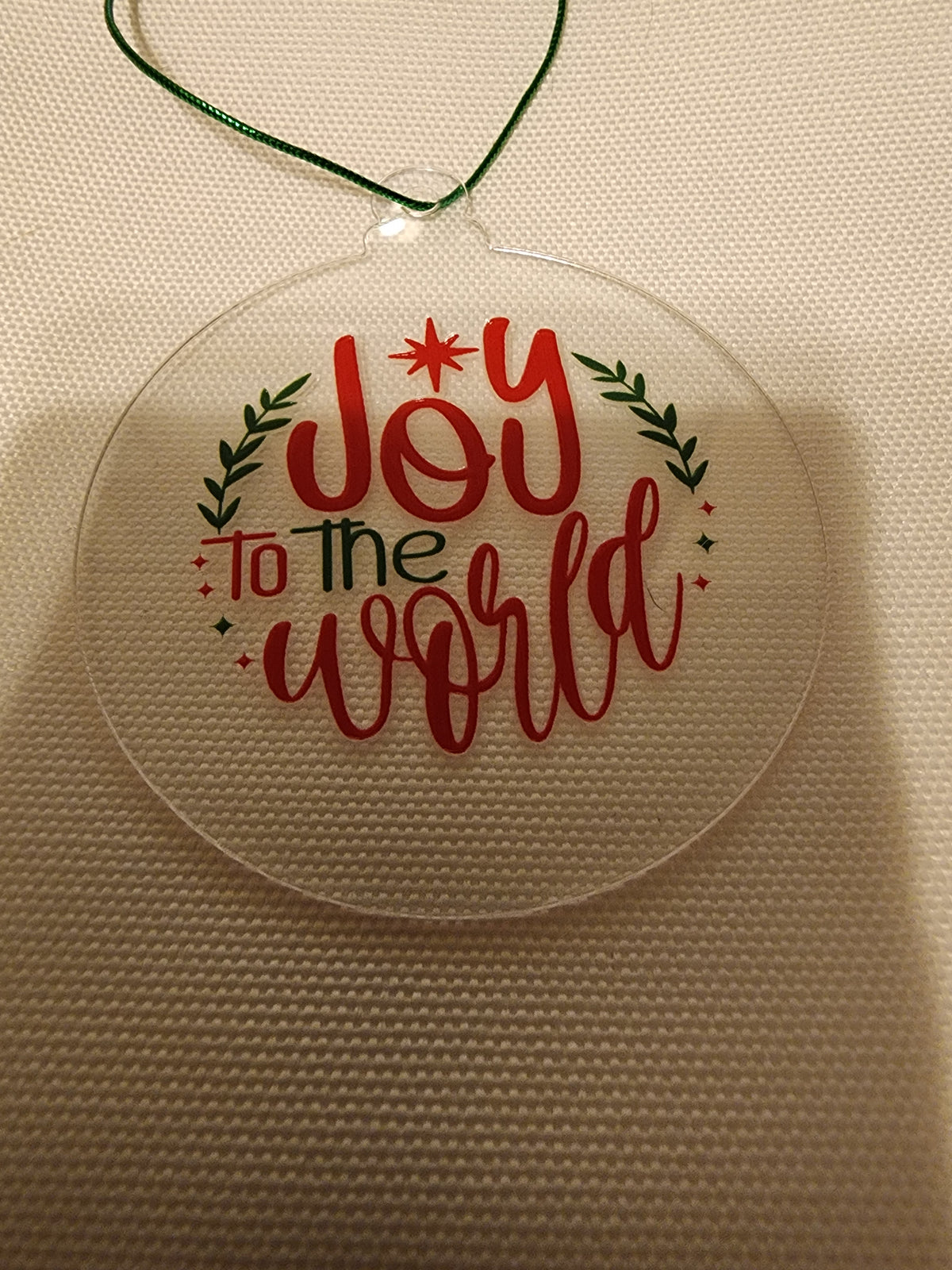 Joy to the world ornament