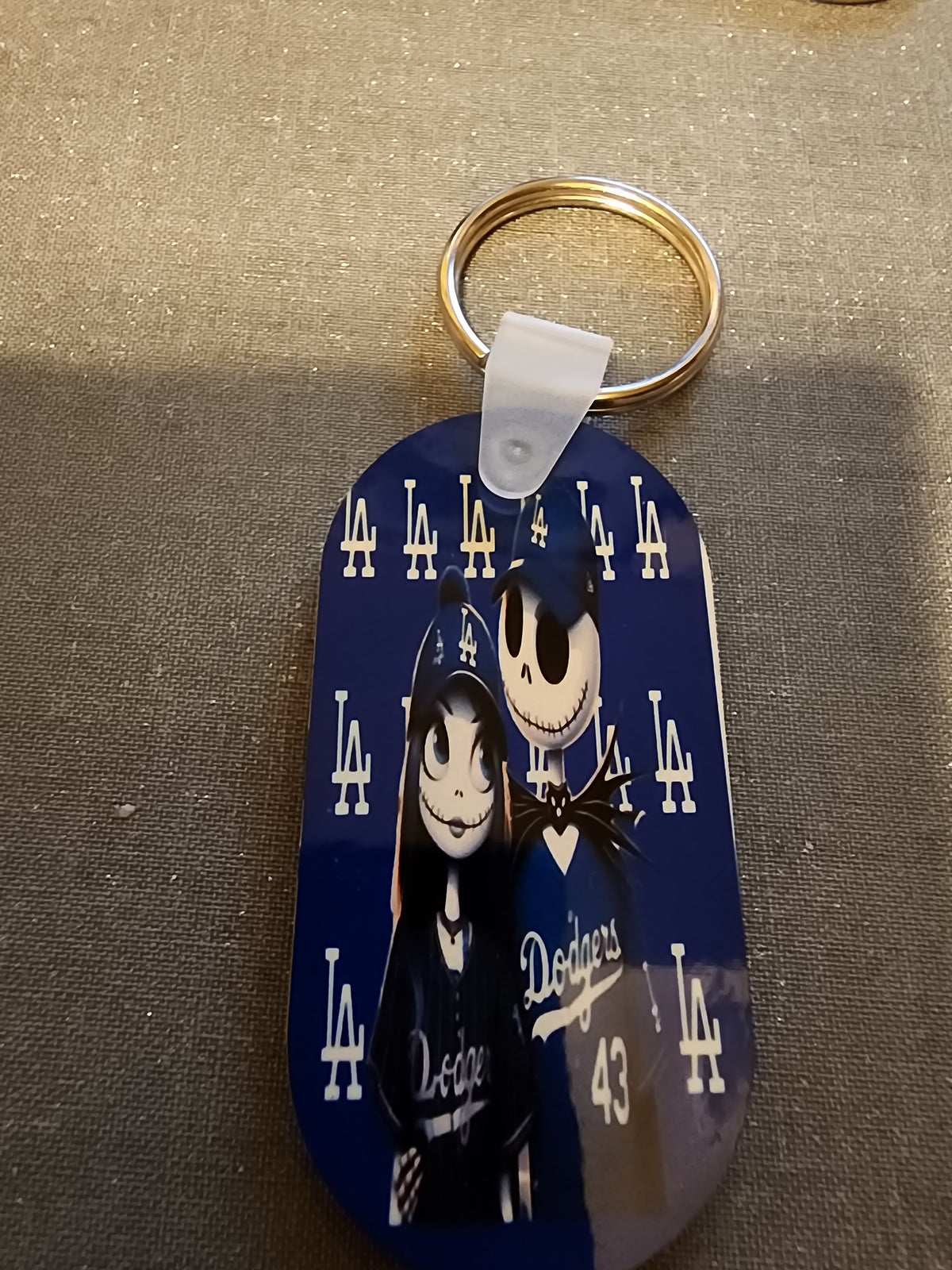 Jack LA Dodgers keychain