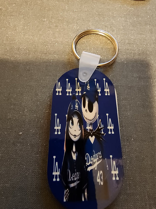 Jack LA Dodgers keychain