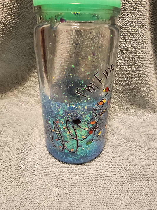 Snow globe its fine tumbler