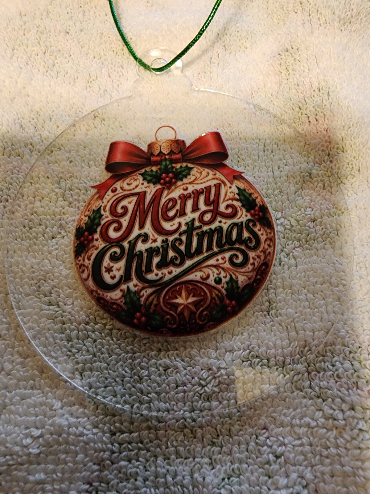 Merry Christmas ornament