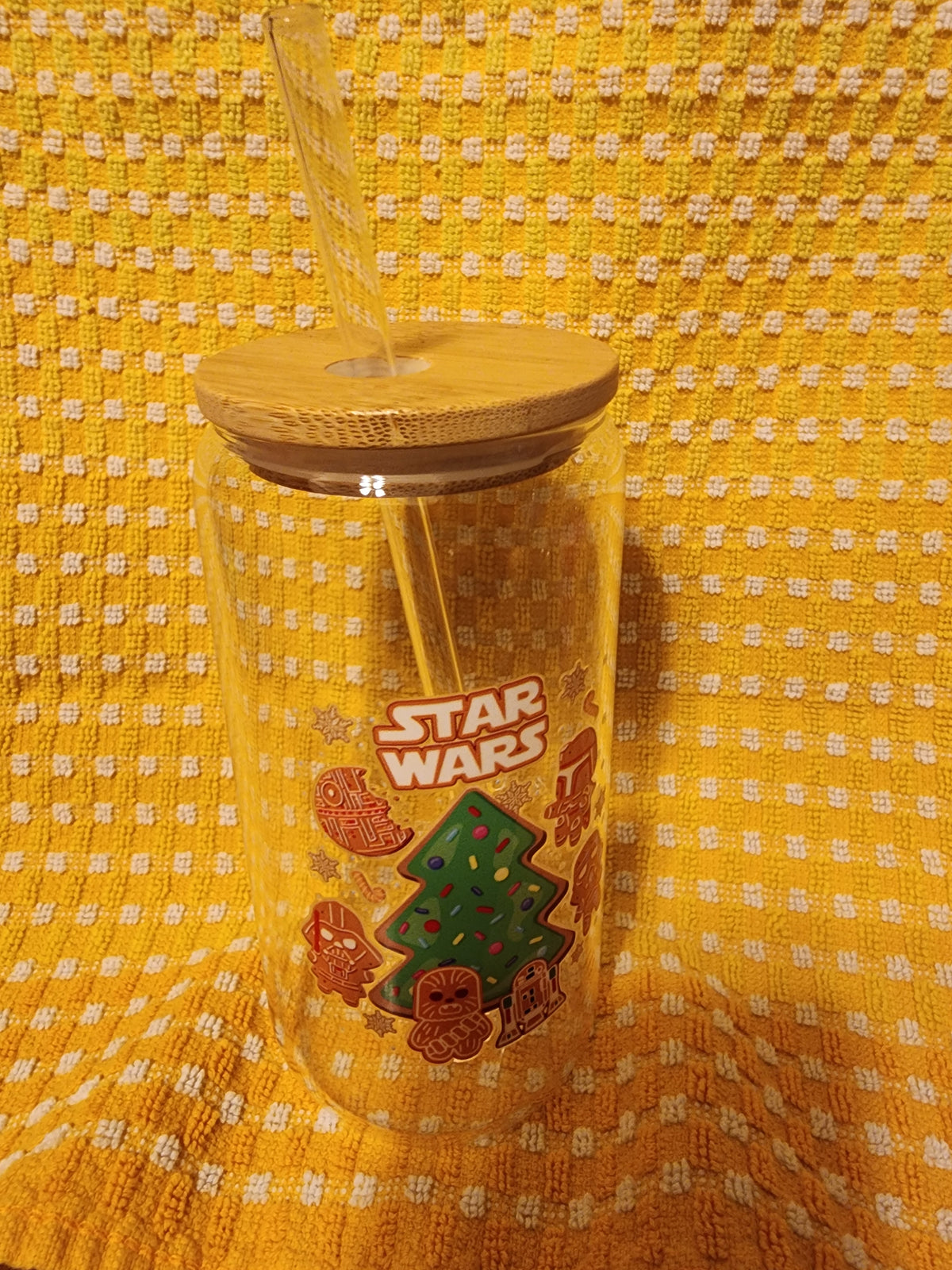 Christmas 🎄 cookie 16 ounce glass tumbler