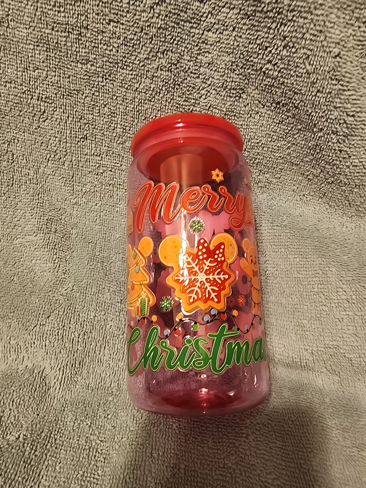 Hot cocoa and bows tumbler