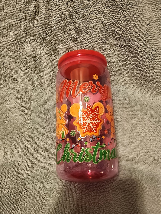 Hot cocoa and bows tumbler