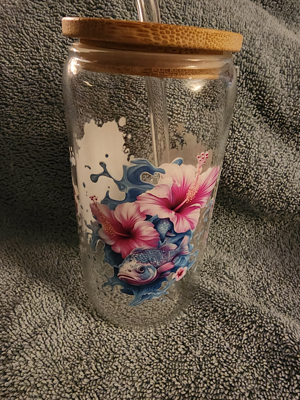 Clean fish 🐟 and sea turtle 🐢 tumbler