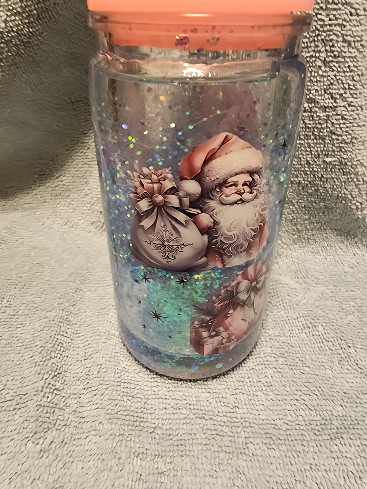 Glitter snow ❄️ globe believe in the magic tumbler