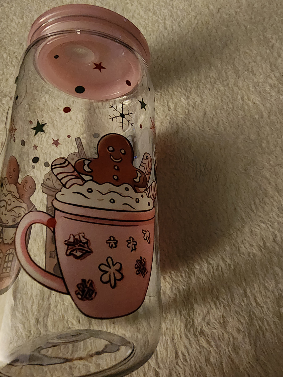 Gingerbread hot cocoa 16 ounce cup