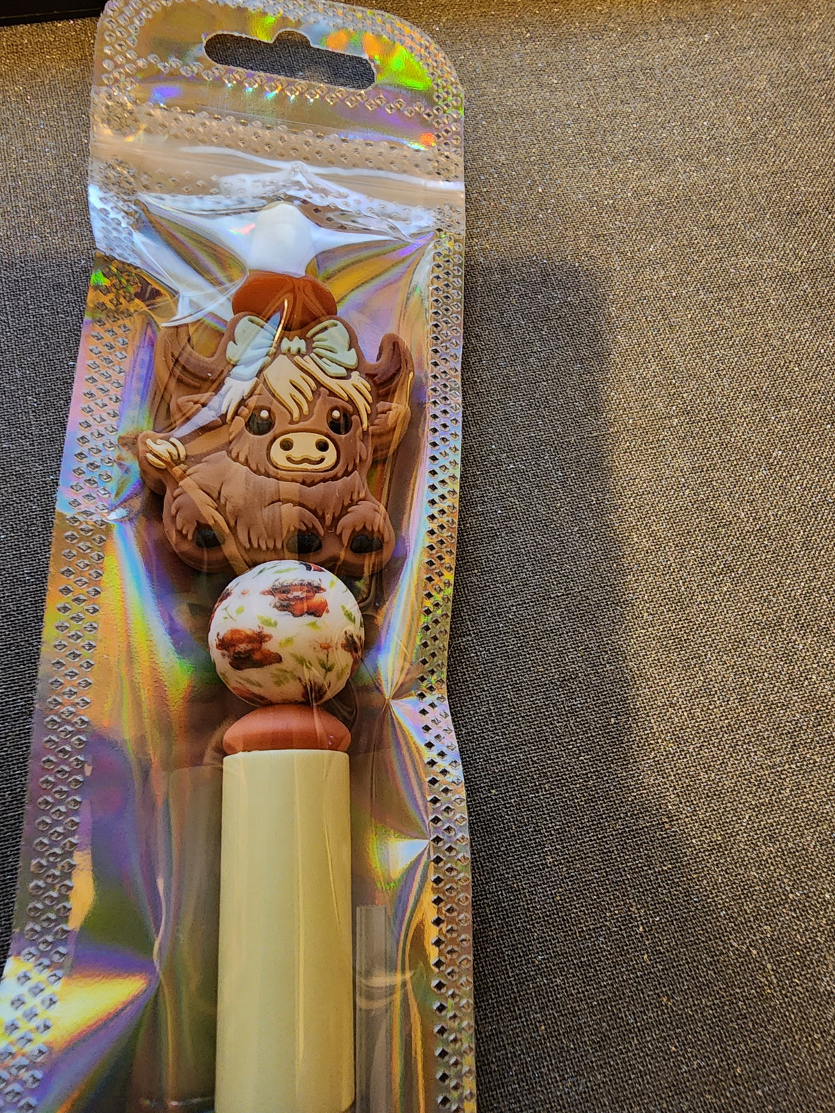 Fancy little miss highland cow pen