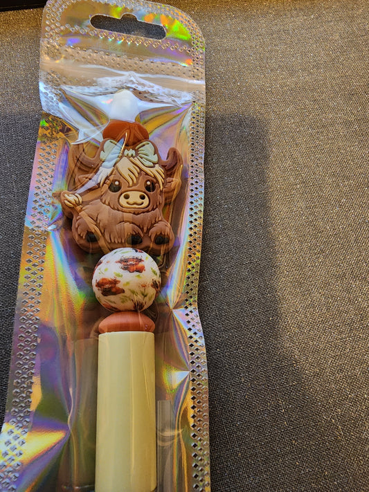Fancy little miss highland cow pen