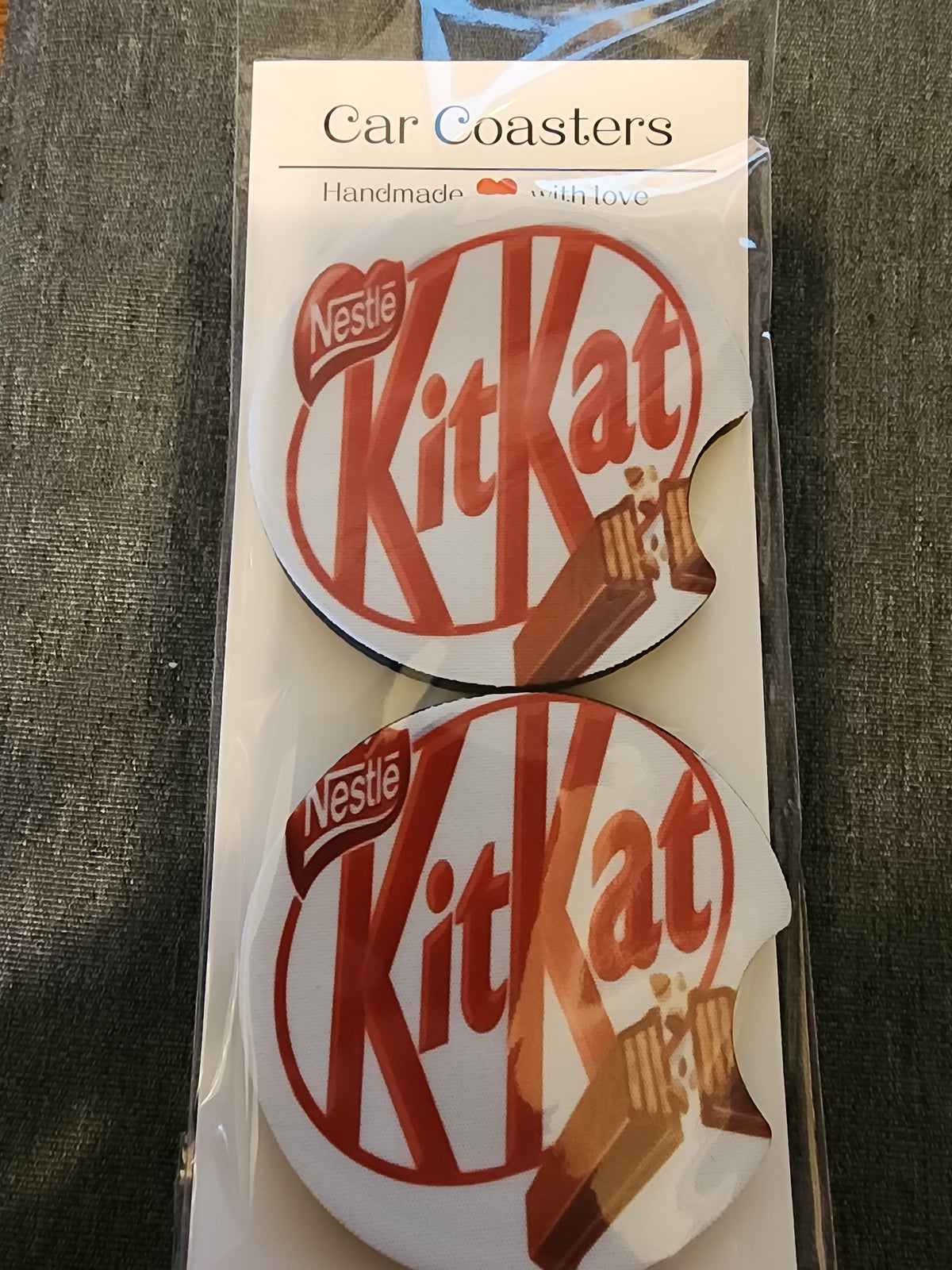 Kit Kat car coaster