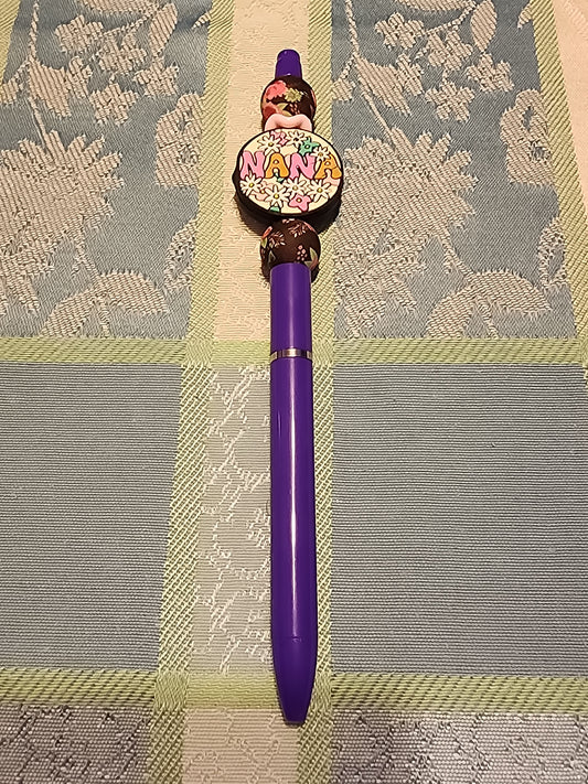 Nana floral pen
