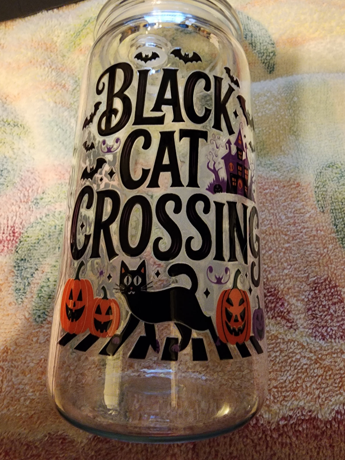 Beware,  enter at your own risk 16 ounce cup