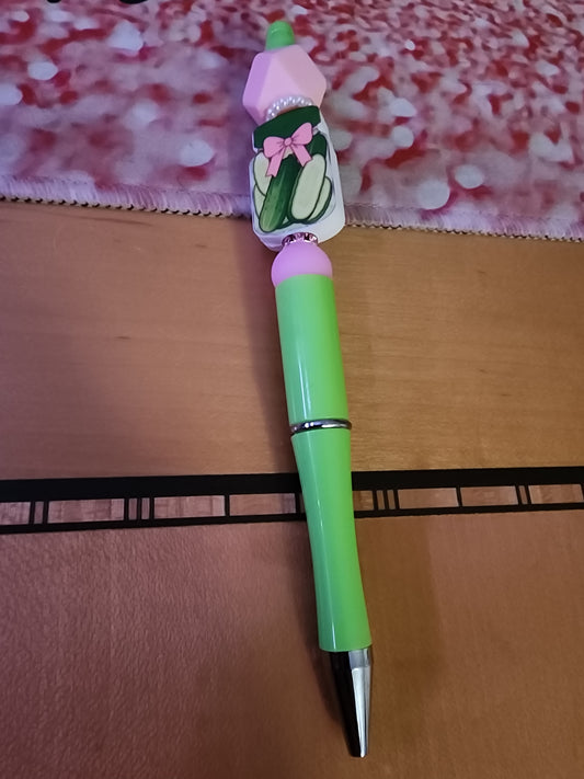 Love of pickles green pen