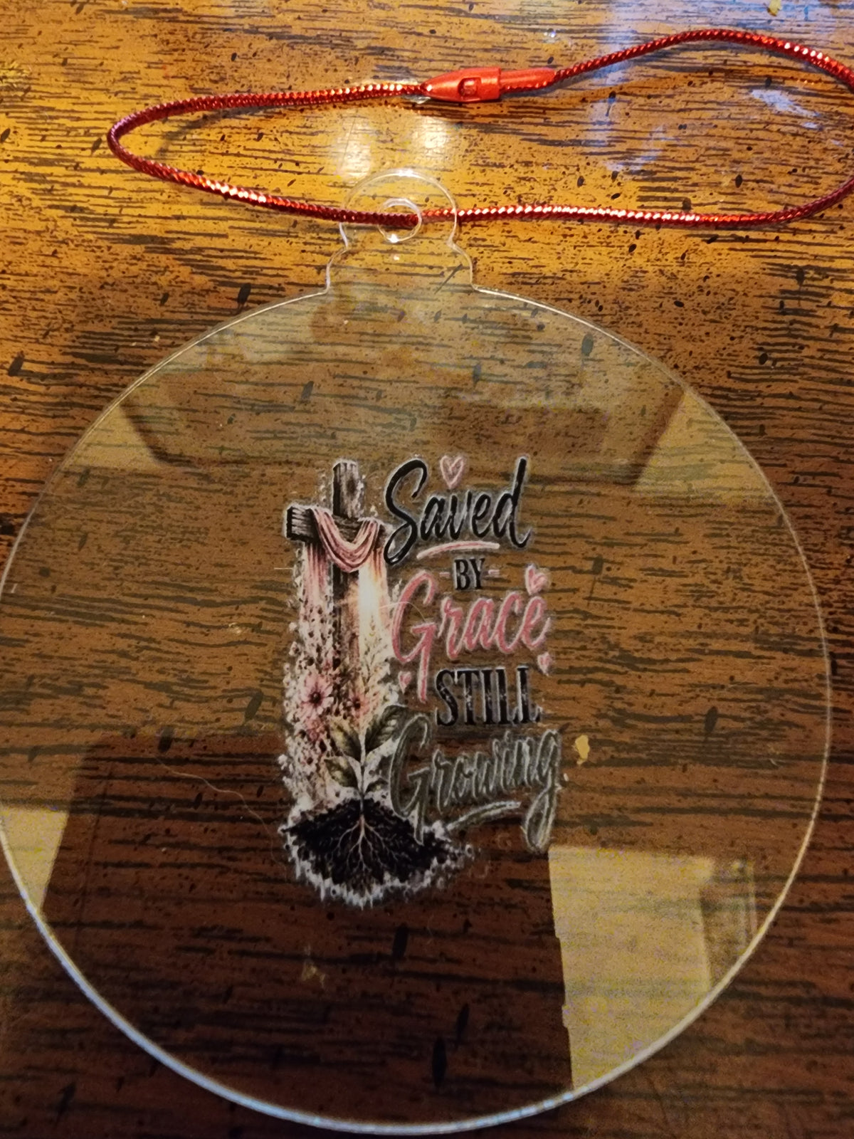 Saved by Grace ornament