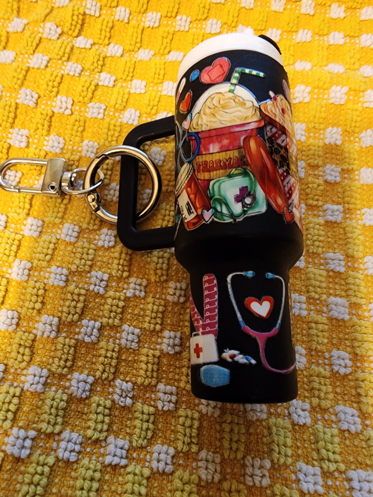 Nurse caffeine chapstick holder
