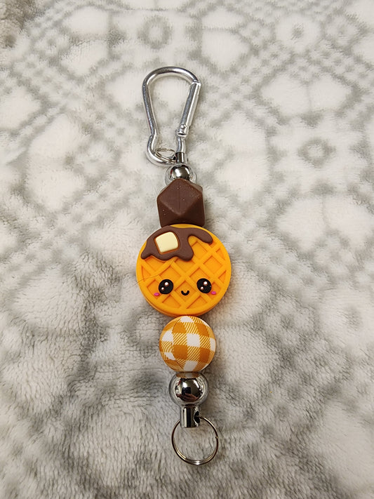 Buttery 🧈 waffle 🧇 keychain