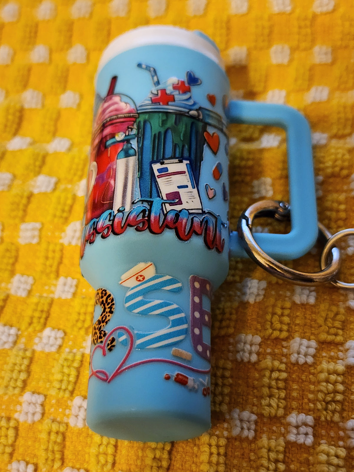 Medical assistant chapstick holder