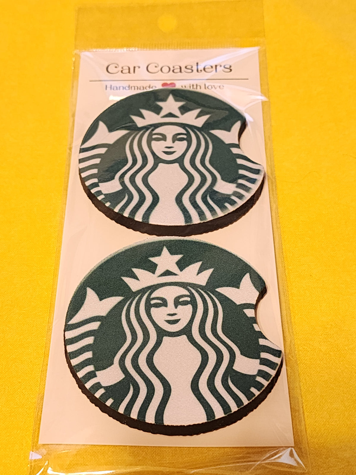 Siren coffee car coasters
