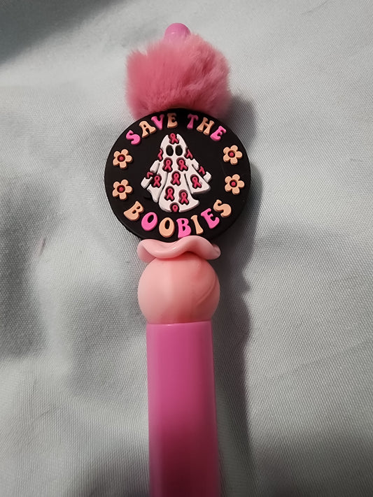 Save the Boobies pen