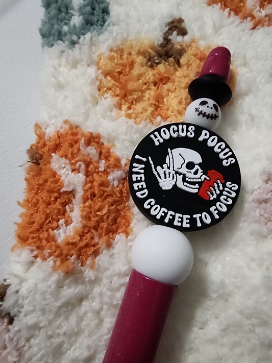 Hocus pocus I need coffee to focus pen